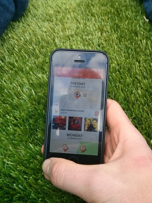 Alibi app at SXSW