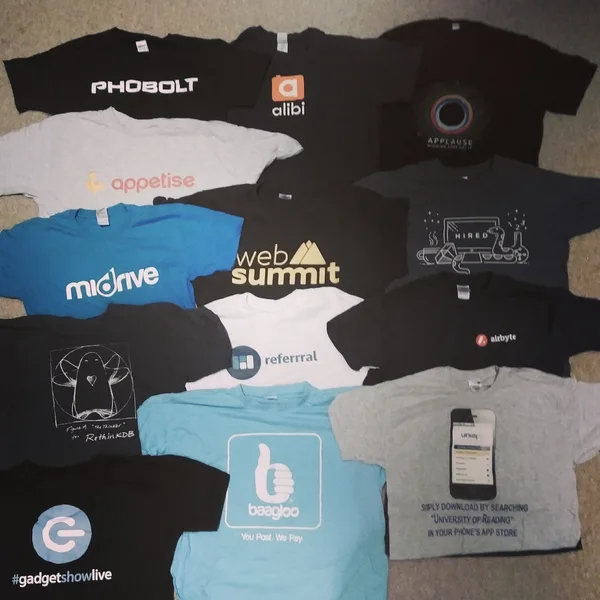 Startup t-shirt collection